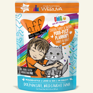 Weruva OMG Pouch Purr-Fect Plannin'! Chicken, Turkey & Salmon