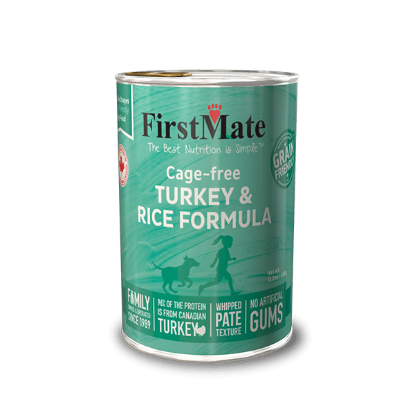 FirstMate Grain Friendly Cage-free Turkey & Rice Formula Canned Food for Dogs
