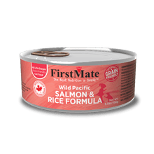 Load image into Gallery viewer, FirstMate Grain Friendly Wild Pacific Salmon &amp; Rice Formula Canned Food for Cats