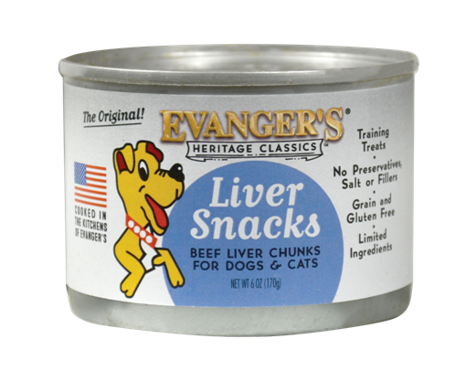 Evangers All Natural Classic Liver Snacks Canned Dog Food