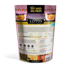 Load image into Gallery viewer, Lotus Grain Free Turkey Recipe Soft Baked Dog Treats