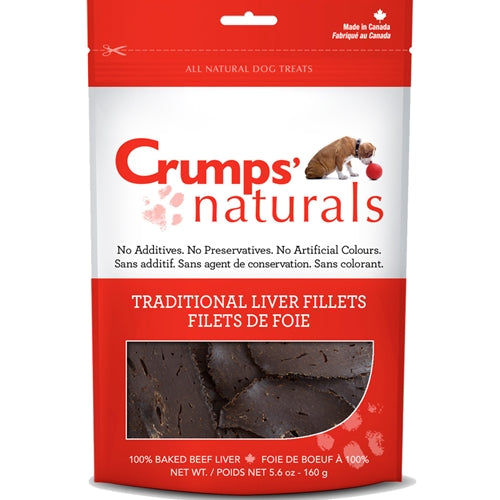 Crumps Traditional Liver Fillets Dog Treats