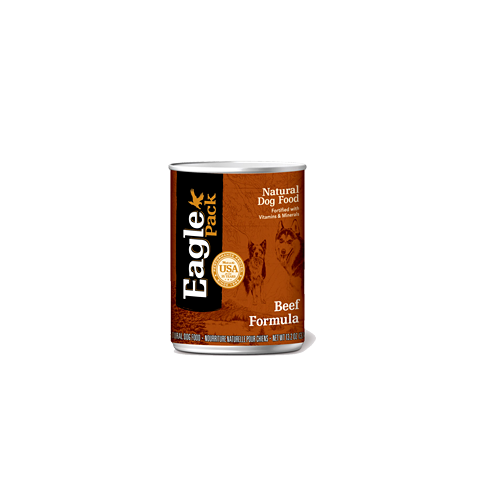Eagle Pack Natural Canned Dog Food Beef Formula