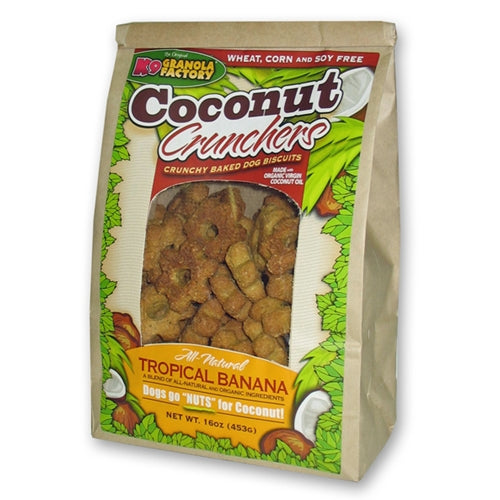 K9 Granola Factory Coconut Crunchers Tropical Banana Formula