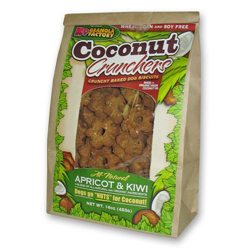 K9 Granola Factory Coconut Crunchers Apricot & Kiwi Formula