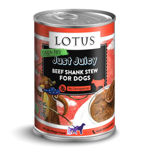 Lotus Dog Grain-Free Just Juicy Beef Shank Stew