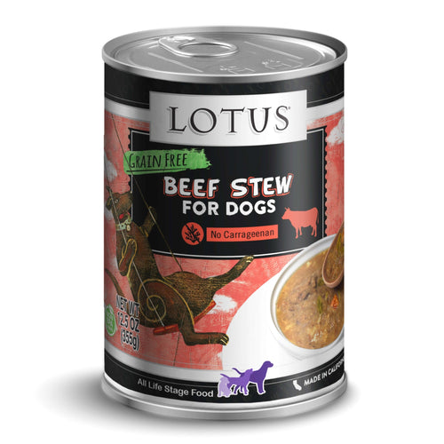 Lotus Grain Free Beef Stew Canned Dog Food