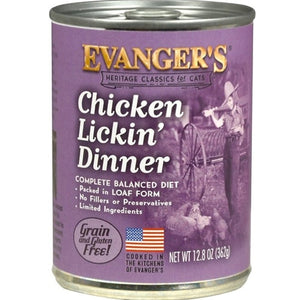 Evangers Natural Classic Chicken Lickin' Canned Cat Food