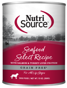 Nutrisource Grain Free Seafood Select Canned Dog Food