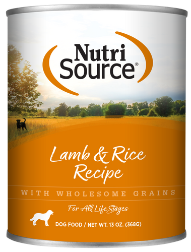 Nutrisource Lamb and Rice Canned Dog Food