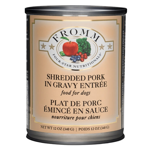 Fromm Four-Star Nutritionals Shredded Pork in Gravy Entrée Food for Dogs