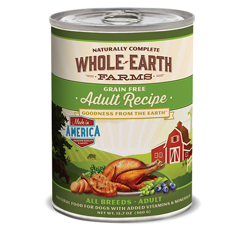 Whole Earth Farms Adult Formula Dog Cans
