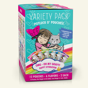 Weruva OMG Pouch Variety Pack Potluck O' Pouches