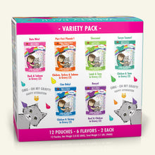 Load image into Gallery viewer, Weruva OMG Pouch Variety Pack Potluck O&#39; Pouches