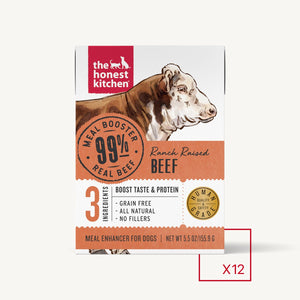 The Honest Kitchen 99% Beef Meal Booster Wet Dog Food