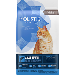 Holistic Select Feline Grain Free Adult Health Anchovy & Sardine And Salmon Meal Recipe
