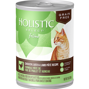 Holistic Select Feline Grain Free Chicken Liver & Lamb Pate Recipe