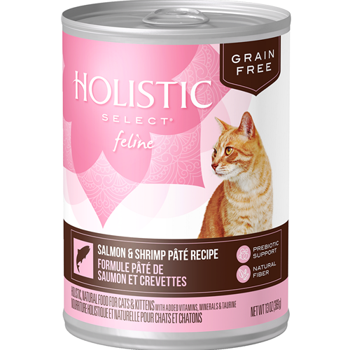 Holistic Select Feline Grain Free Salmon & Shrimp Pate Recipe