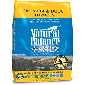 Natural Balance L.I.D. Green Pea and Duck Formula for Cats