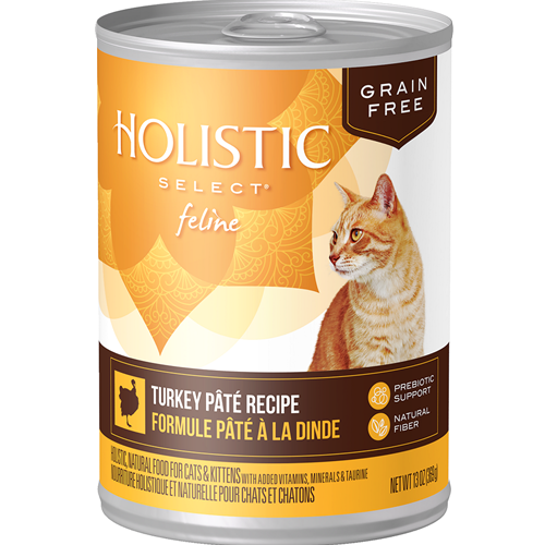 Holistic Select Feline Grain Free Turkey Pate Recipe