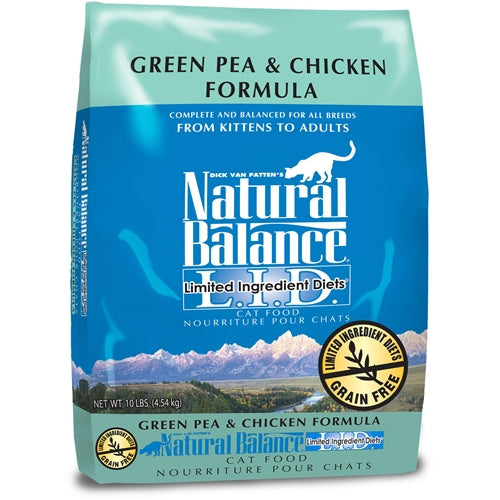 Natural Balance L.I.D. Green Pea and Chicken Formula for Cats