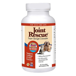 Ark Naturals Joint Rescue 500mg Glucosamine Super Strength Chewable for Dogs and Cats