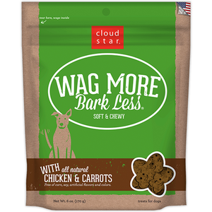 Cloud Star Wag More Bark Less Soft & Chewy Treats - Chicken Pot Pie Flavor