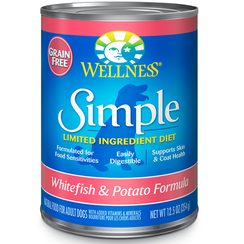 Wellness Simple Limited Ingredient Diet Salmon and Potato Canned Dog Formula