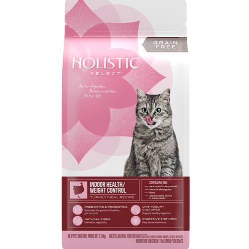 Holistic Select Feline Grain Free Indoor Health/Weight Control Formula