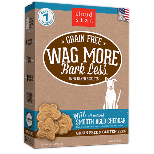 Cloud Star Grain Free Oven Baked Cheddar Cheese Dog Treats
