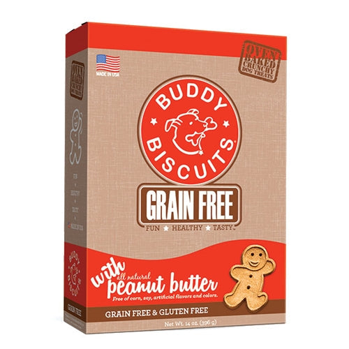 Cloud Star Grain Free Oven Baked Peanut Butter Dog Treats