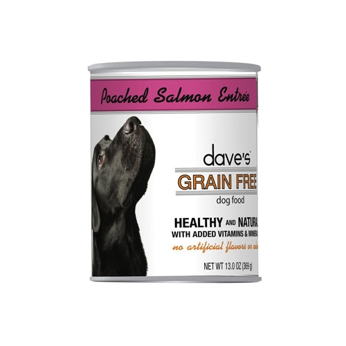 Dave’s Grain Free Salmon Entrée Canned Dog Food
