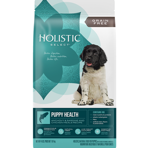 Holistic Select Grain Free Puppy Health Anchovy, Sardine & Chicken Meal Recipe