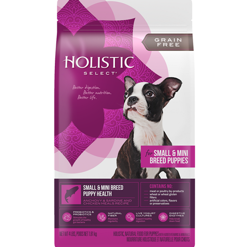 Holistic Select Grain Free Small & Mini Breed Puppy Health Formula