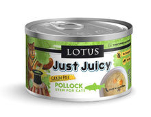 Load image into Gallery viewer, Lotus Cat Grain-Free Just Juicy Pollock Stew