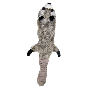 Ethical Pet Skinneeez Plush Raccoon Stuffless Dog Toy