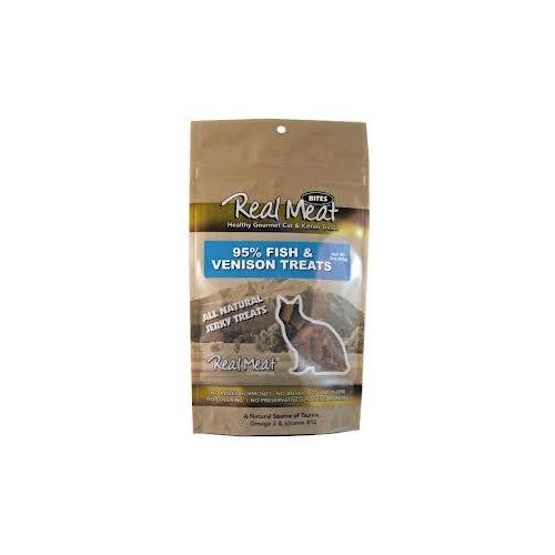 Real Meat Fish and Venison Jerky Treats for Cats