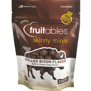 Fruitables - Skinny Minis Grilled Bison Chewy Treats
