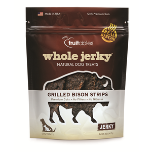 Fruitables - Whole Jerky Grilled Bison Strips Dog Treats