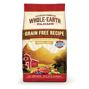 Whole Earth Farms Grain Free Pork, Beef and Lamb Dry Dog Food