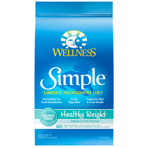 Wellness Simple Limited Ingredient Diet Healthy Weight Salmon and Peas Dry Dog Formula