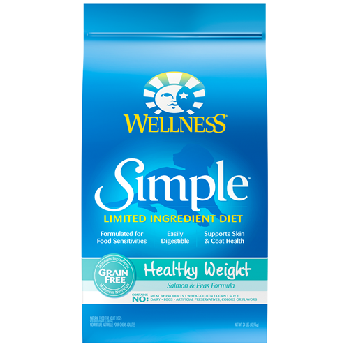 Wellness Simple Limited Ingredient Diet Healthy Weight Salmon and Peas Dry Dog Formula