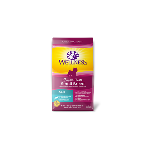 Wellness Complete Health Small Breed Adult Whitefish, Salmon Meal & Pea Dry Dog Food