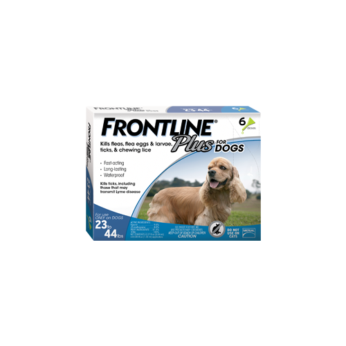 Frontline Plus for Dogs 23 - 44 lb.s.