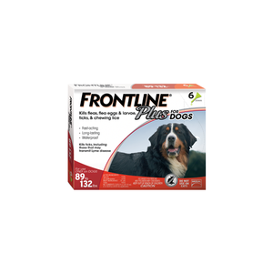 Frontline Plus for Dogs 89 - 132 lbs