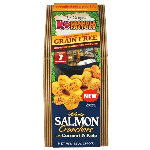 K9 Granola Factory Salmon Crunchers Coconut & Kelp Formula