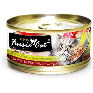 Fussie Cat Premium Grain Free Tuna with Clams in Aspic Canned Cat Food