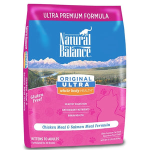 Natural Balance Original Ultra Whole Body Health Chicken & Salmon Dry Cat Food