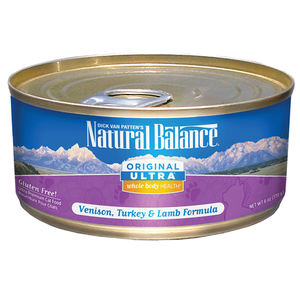 Natural Balance Original Ultra Whole Body Health Venison Turkey Lamb Canned Cat Food