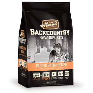 Merrick Grain Free Backcountry Raw Infused Pacific Catch Recipe Dog Food